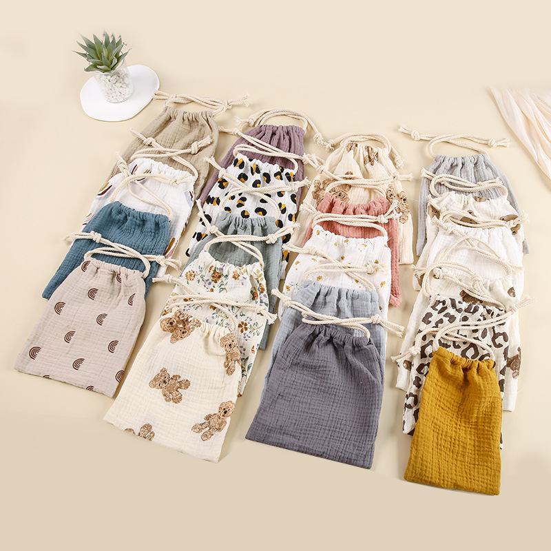 Baby Puree Pouch - Sznurek torba na pieluchy śliczny nadruk