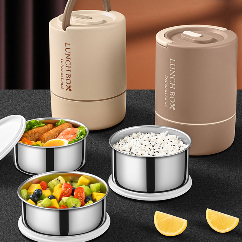 Baby Food Warmer Portable - 4-częściowy zestaw przenośnych pojemników na lunch