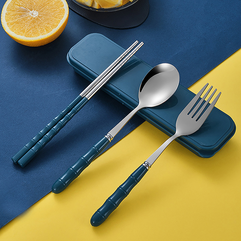 Weaning Spoon Set - 3-częściowy zestaw sztućców ze stali nierdzewnej: