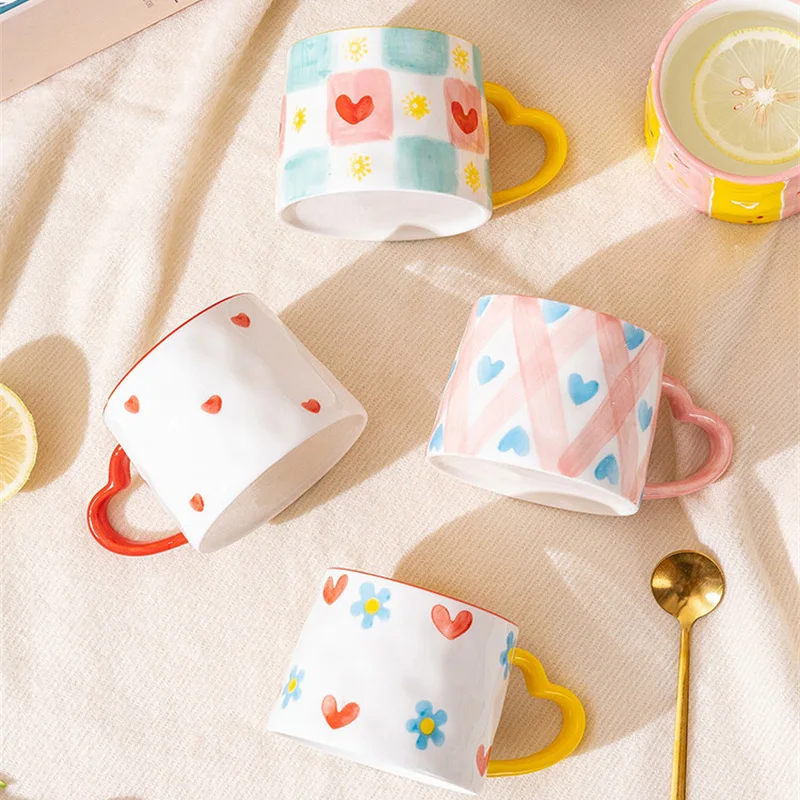 Baby Food Oatmeal - Kubek ceramiczny kreatywny śliczny ręcznie malowany