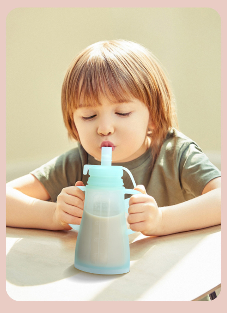Baby Food In Jars - Nowe, wielorazowe silikonowe woreczki do przechowywania