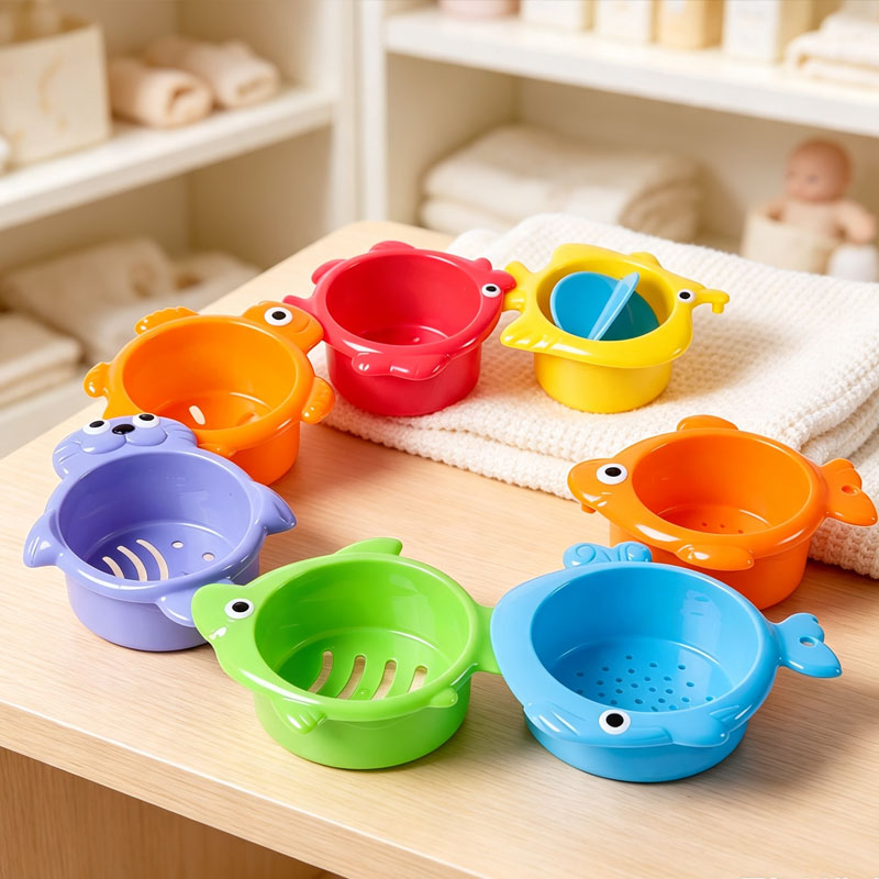 Baby Food Nestum - Zabawki do kąpieli dla niemowląt, kolorowe