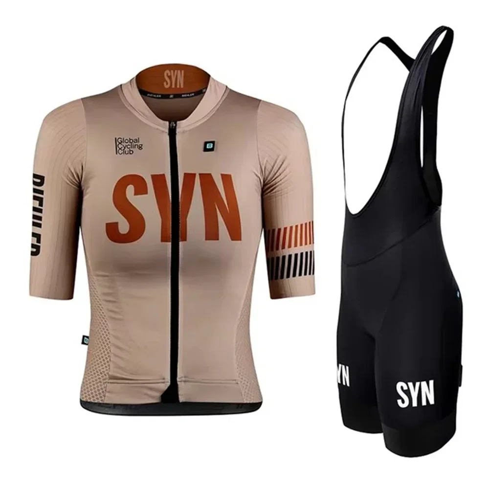 Bib Long Sleeve - Letni Zestaw Kolarski Damski SYN Team: