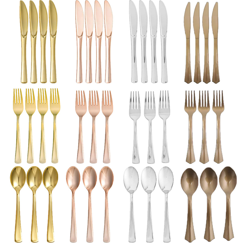 Weaning Spoon Set - Zestaw jednorazowych sztućców w kolorze różowego