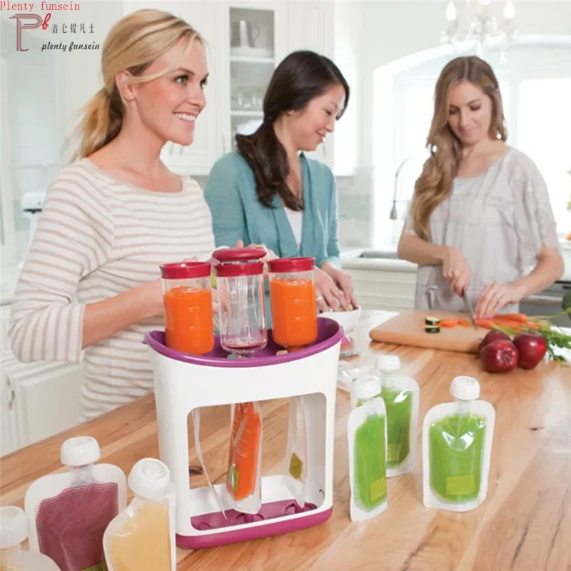Baby Puree Pouch - Ręczna wyciskarka do przecierów owocowych w