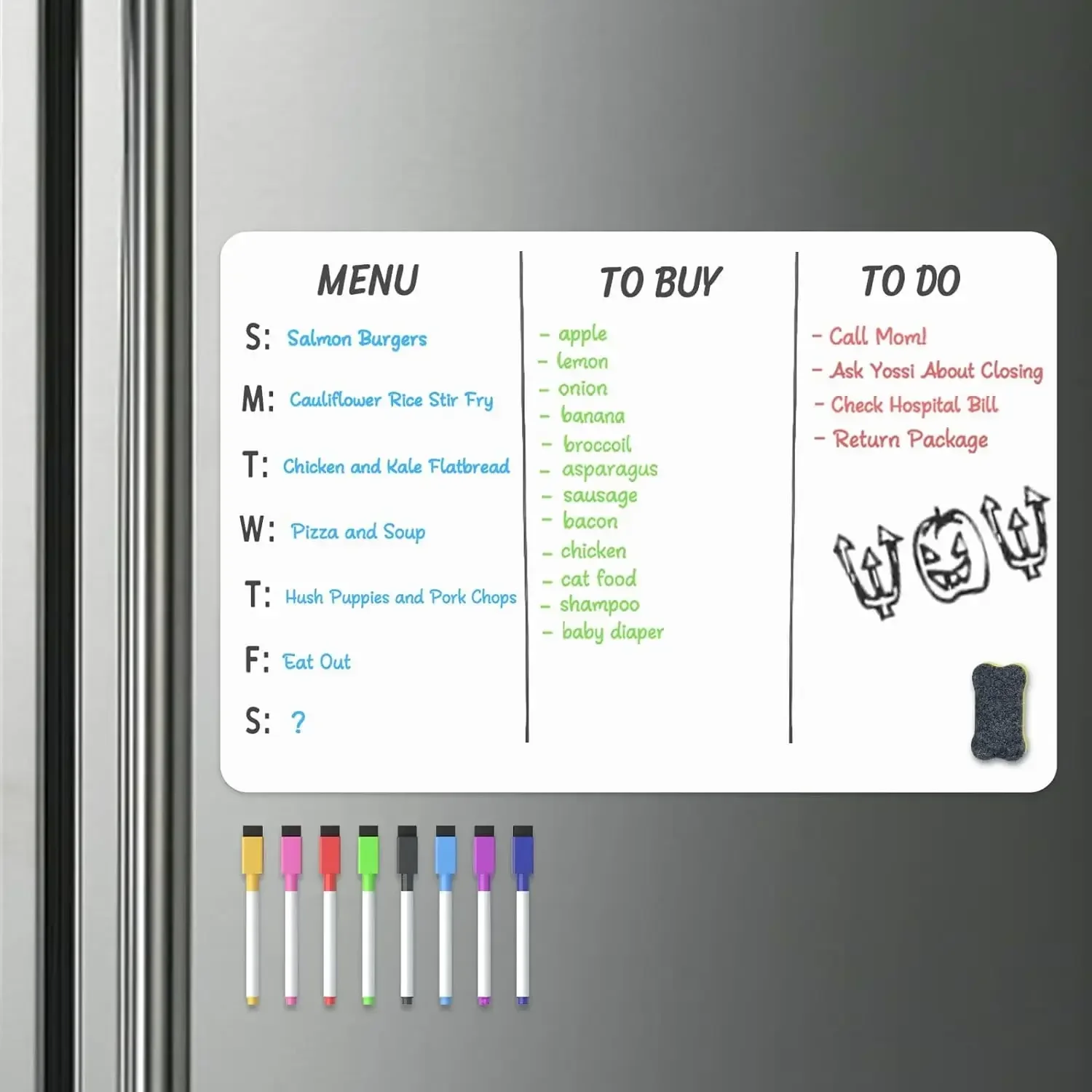 Tablica magnetyczna w rozmiarz – Baby Food Schedule recenzja i cena