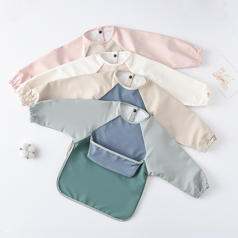 Dziecięce śliniaki z długim rę – Bib Long Sleeve recenzja i cena