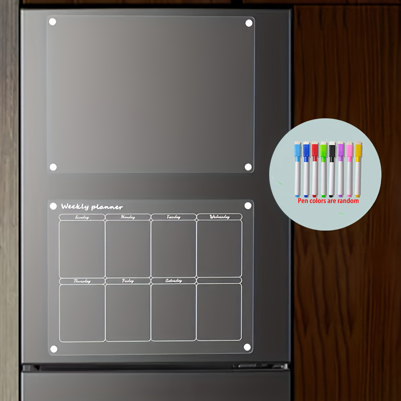 Akrylowy magnetyczny kalendarz – Baby Food Schedule recenzja i cena