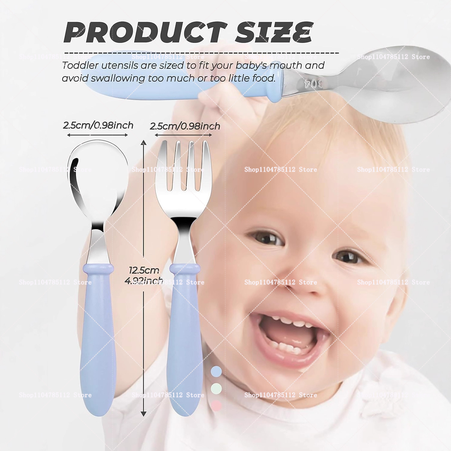 2 szt. Sztućce Mój Sąsiad Toto – Weaning Spoon Set recenzja i cena