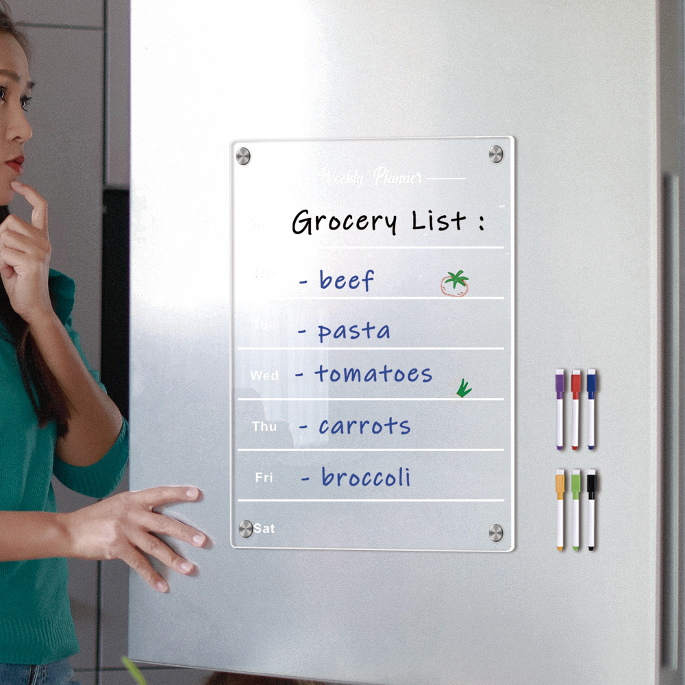 1szt akrylowa lodówka magnetyc – Baby Food Schedule recenzja i cena