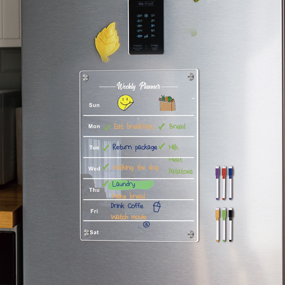 1szt akrylowa lodówka magnetyc – Baby Food Schedule recenzja i cena