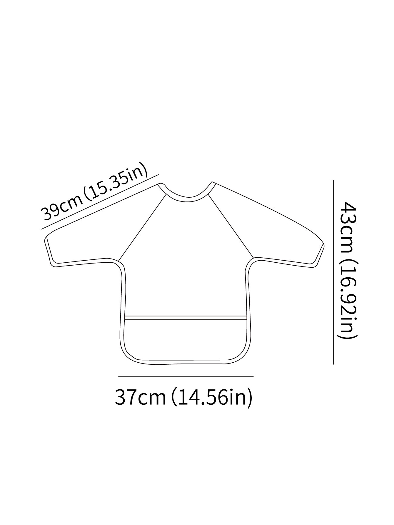 1 szt. Wodoodporny Śliniak Dzi – Bib Long Sleeve recenzja i cena