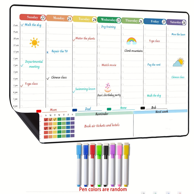 Magnetyczna tablica tygodniowa – Baby Food Schedule recenzja i cena