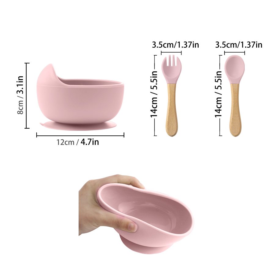 3 szt. Silikonowy zestaw misek – Baby Food Kit recenzja i cena