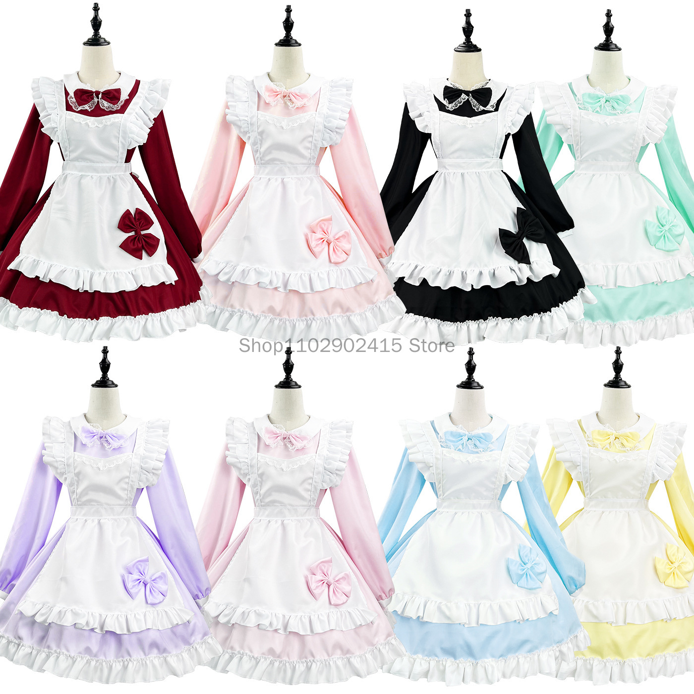 Japońska pokojówka Cosplay uro – Bib Long Sleeve recenzja i cena