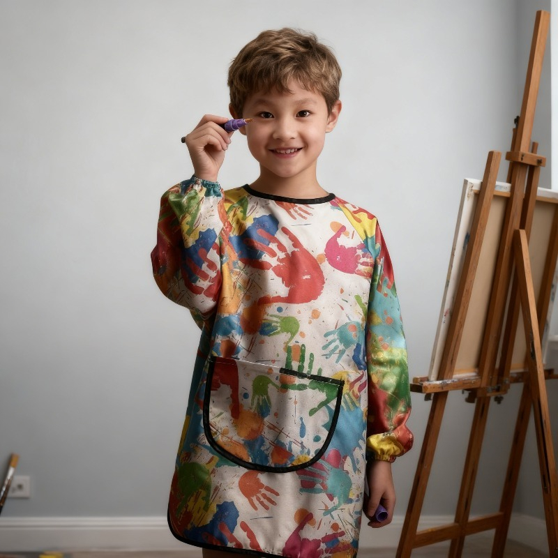 Wodoodporny fartuszek do malow – Bib Long Sleeve recenzja i cena