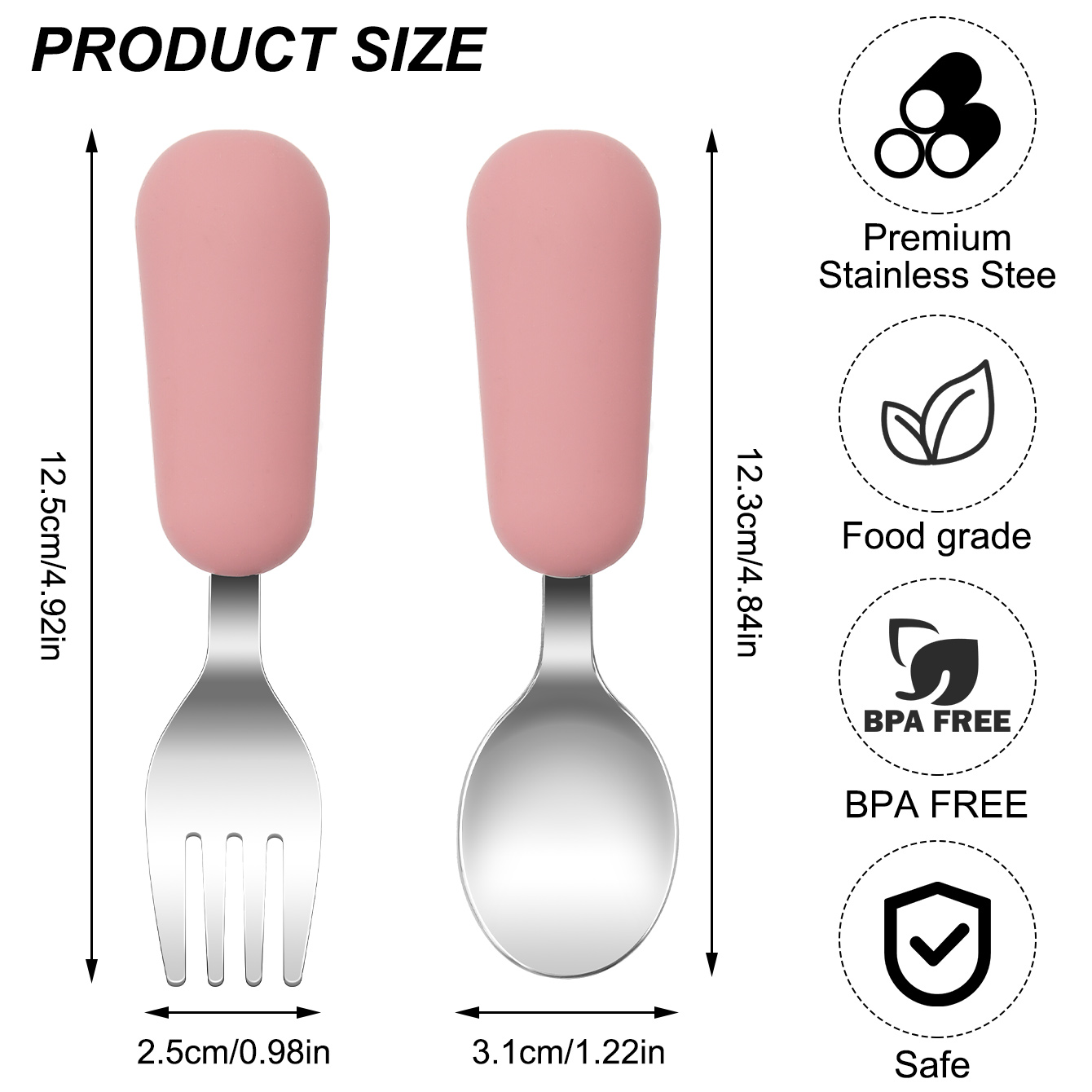 Color Kids 2PCS Zestaw sztućcó – Weaning Spoon Set recenzja i cena
