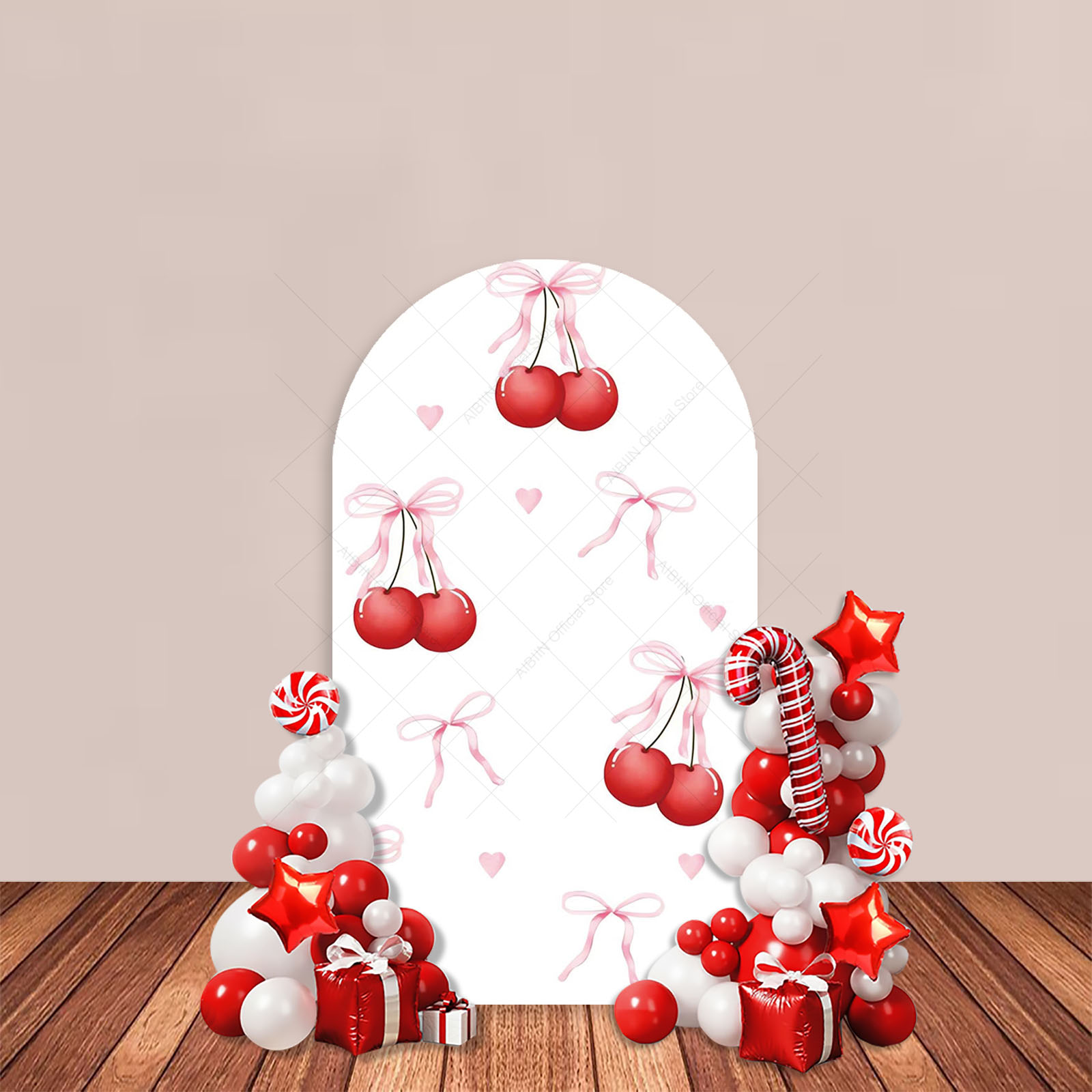 Cherry Bow Merry Christmas Arc – Baby Xmas Food recenzja i cena