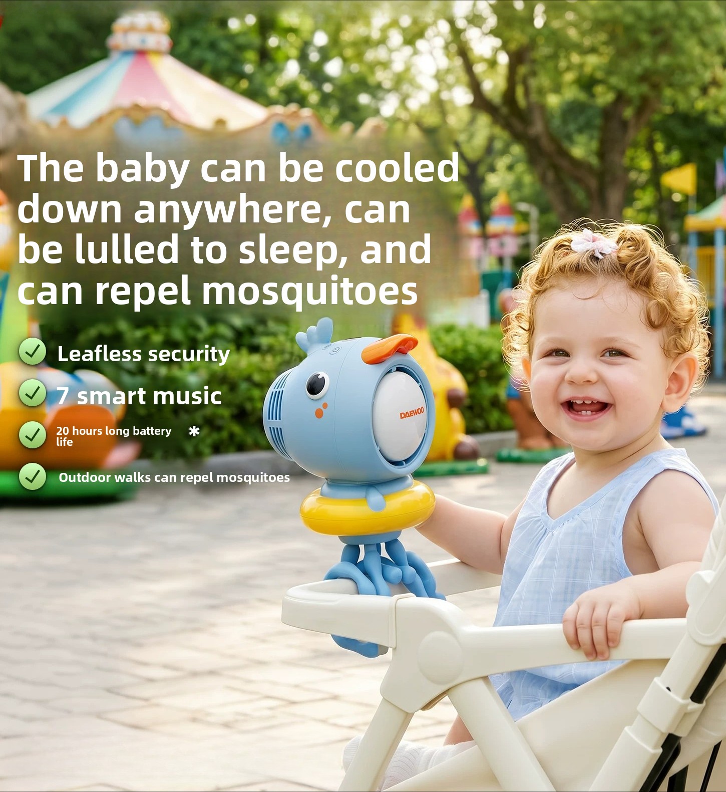 Wentylator do wózka dziecięceg – Baby Food Grade recenzja i cena