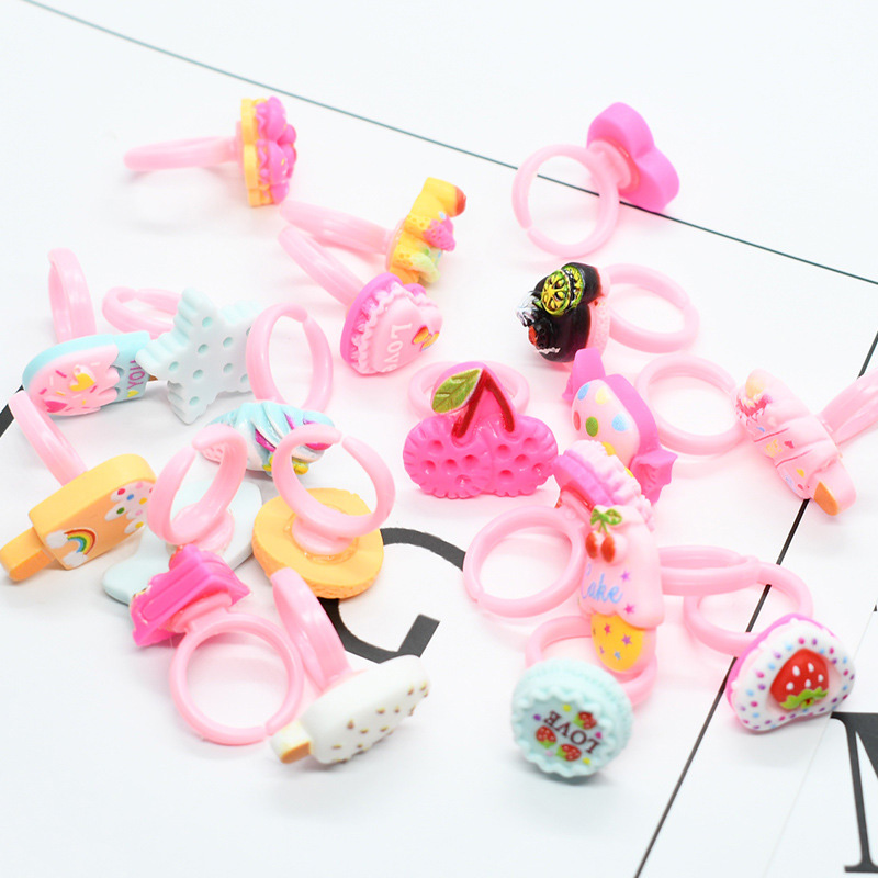 20pcs/lot Cute Kids Rings Cand – Baby Food Flavors recenzja i cena