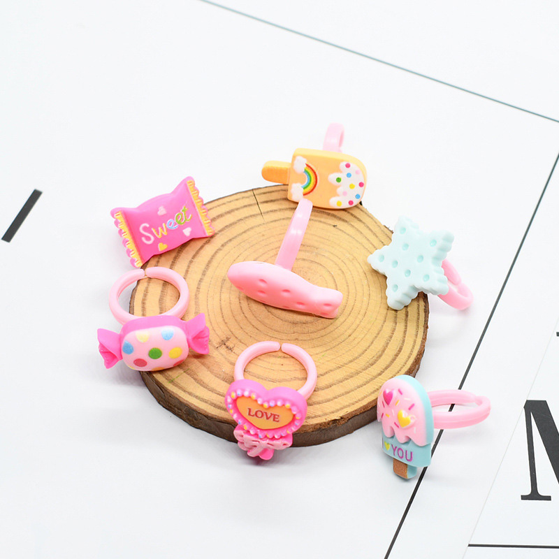 20pcs/lot Cute Kids Rings Cand – Baby Food Flavors recenzja i cena