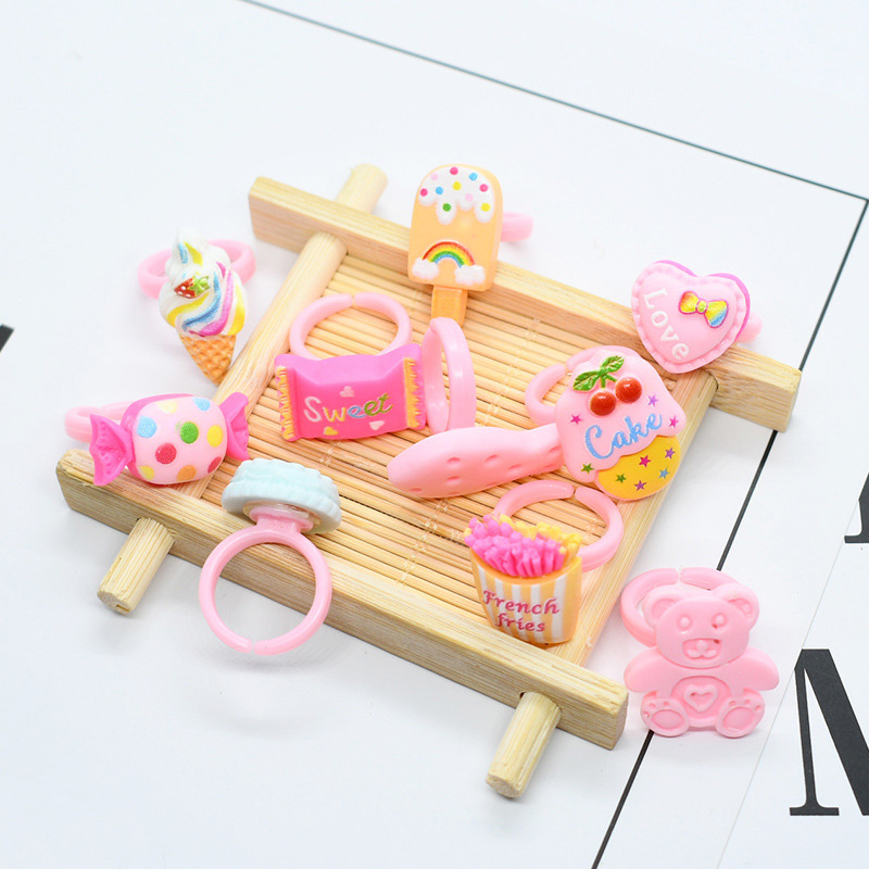 20pcs/lot Cute Kids Rings Cand – Baby Food Flavors recenzja i cena