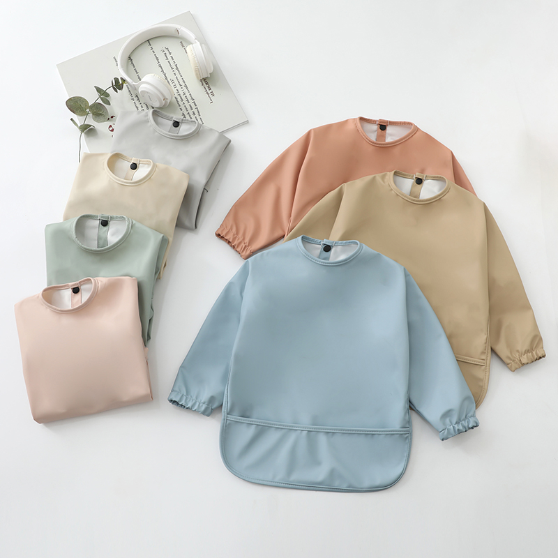 Śliniaki dziecięce Pieluszka d – Bib Long Sleeve recenzja i cena