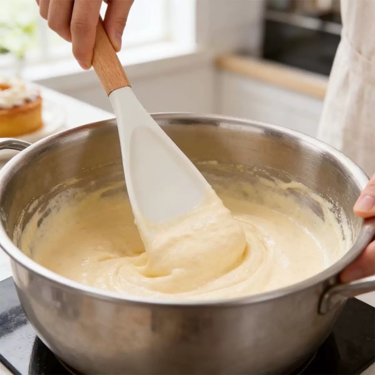 Drewniana łopatka do sałatek,  – Baby Food Grade recenzja i cena