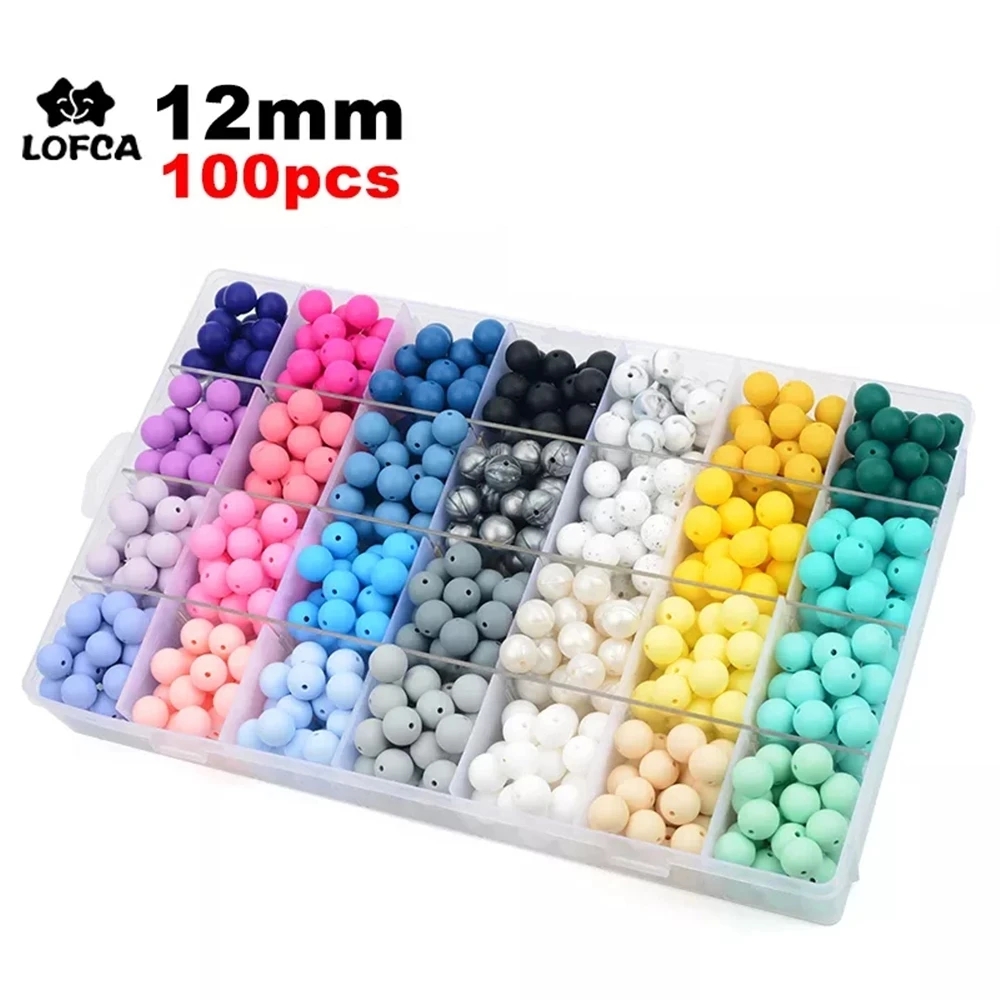 LOFCA 12mm 100 sztuk koraliki  – Baby Food Flavors recenzja i cena
