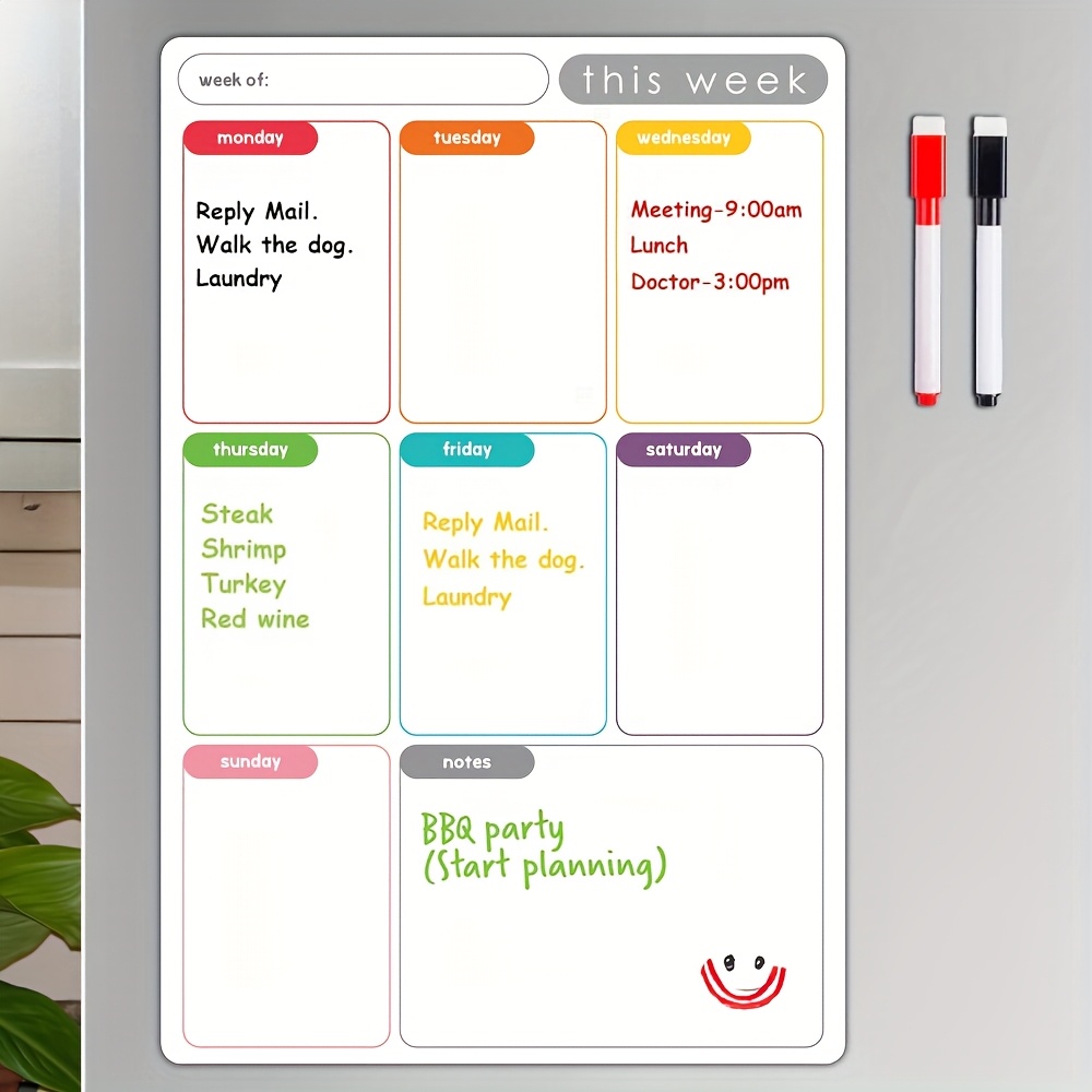 Magnetyczny Planer Tygodniowy, – Baby Food Schedule recenzja i cena