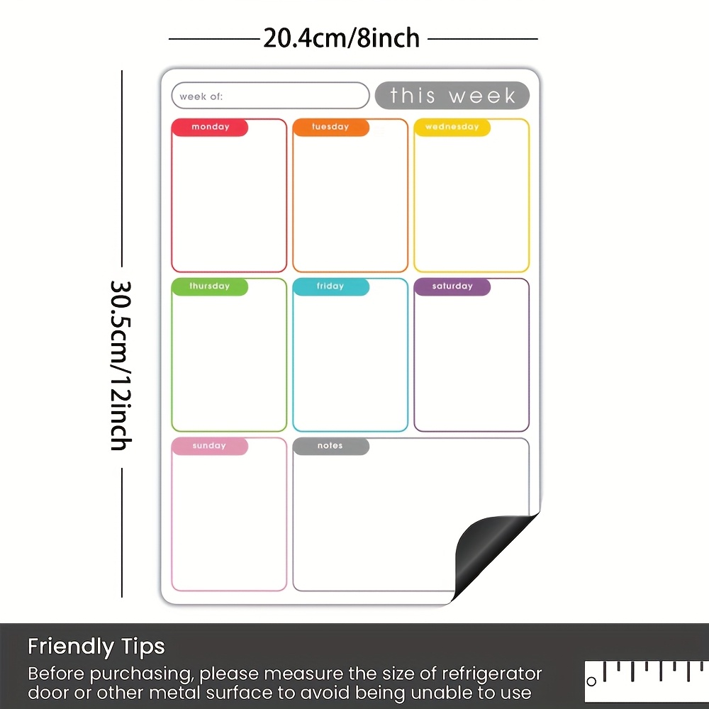 Magnetyczny Planer Tygodniowy, – Baby Food Schedule recenzja i cena